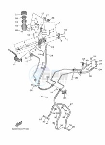 MT-09 MTN890D-U (BNF1) drawing FRONT MASTER CYLINDER