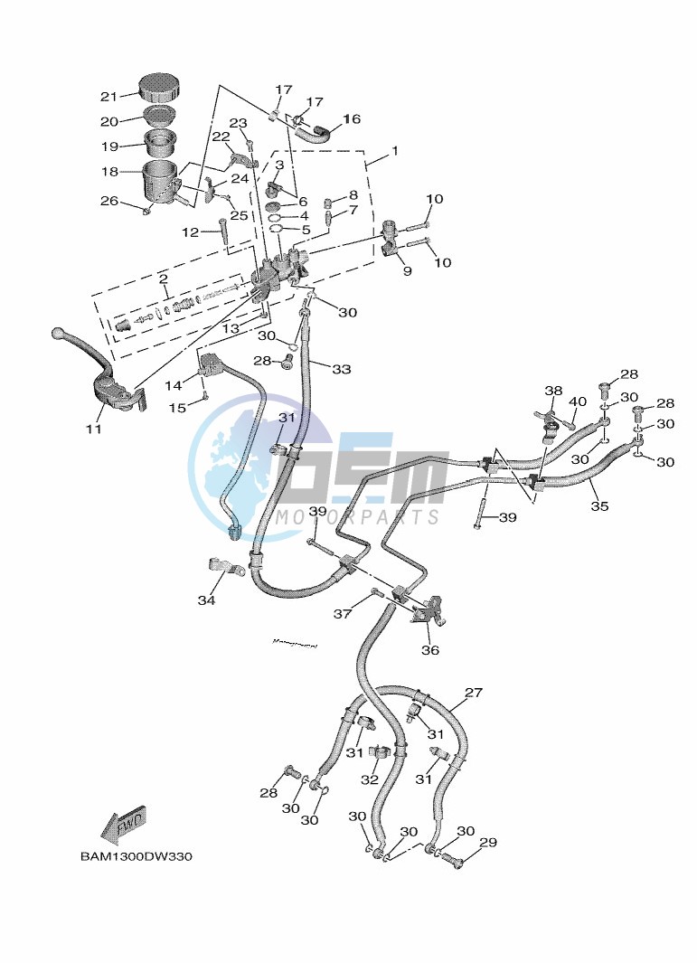 FRONT MASTER CYLINDER