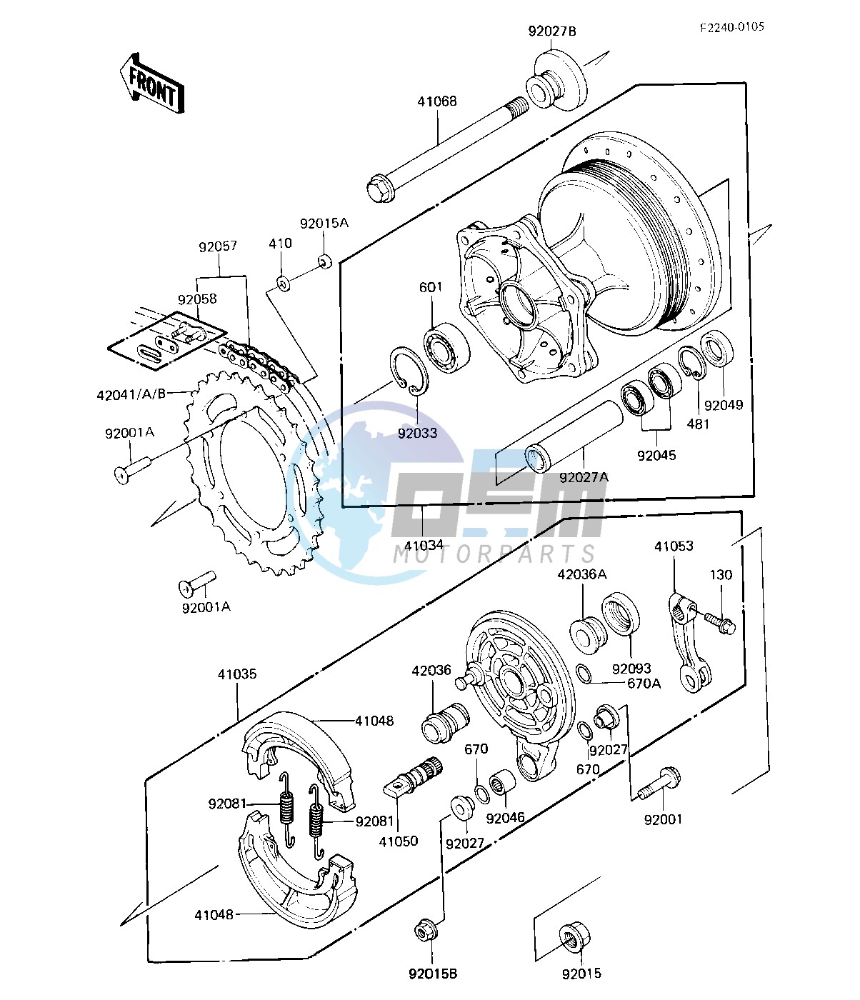 REAR HUB_BRAKE_CHAIN -- KX125-B2- -