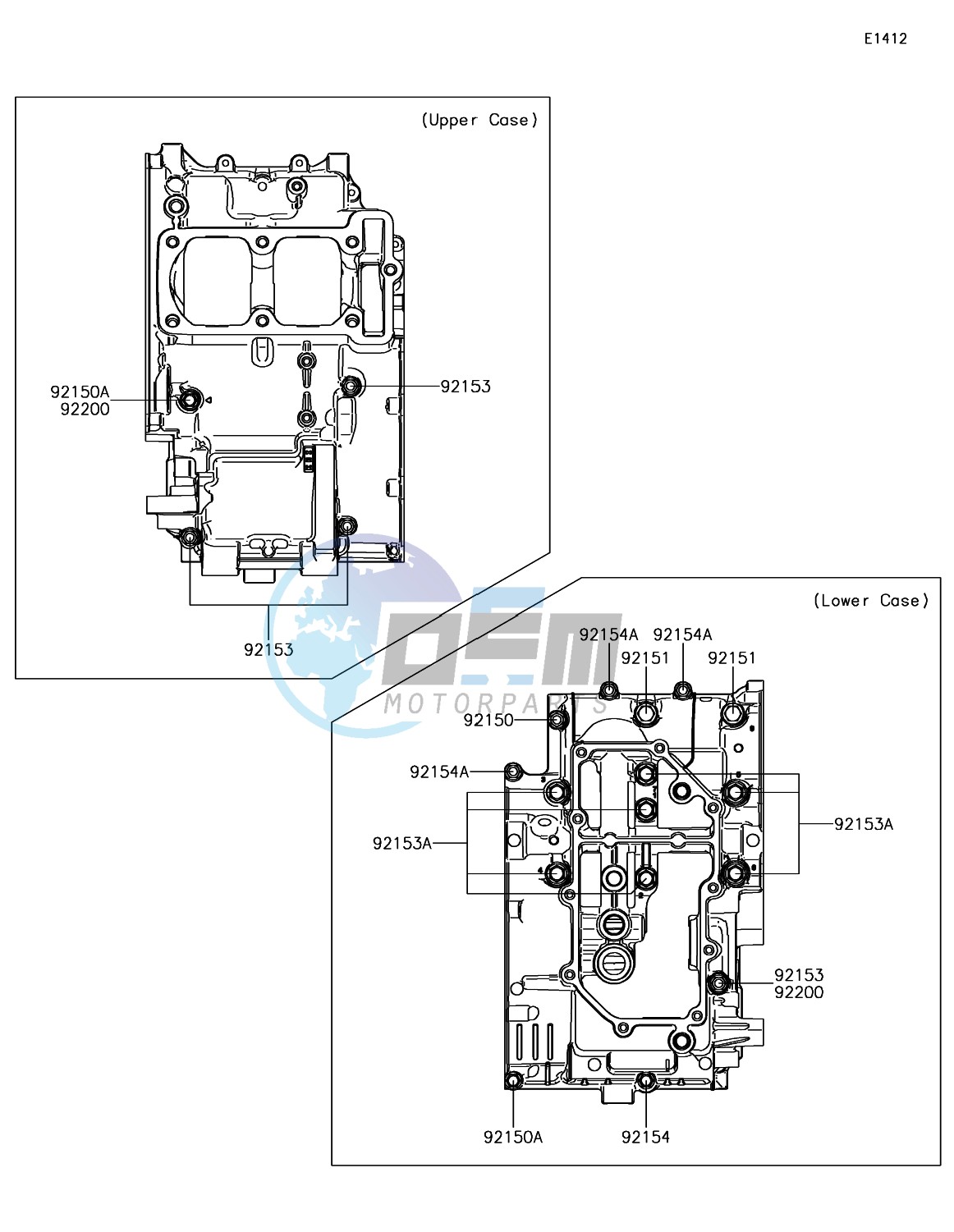 Crankcase Bolt Pattern