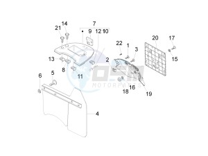 LX 150 4T 2V ie E3 Taiwan drawing Rear cover - Splash guard