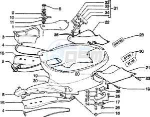 Skipper 150 4t drawing Side covers