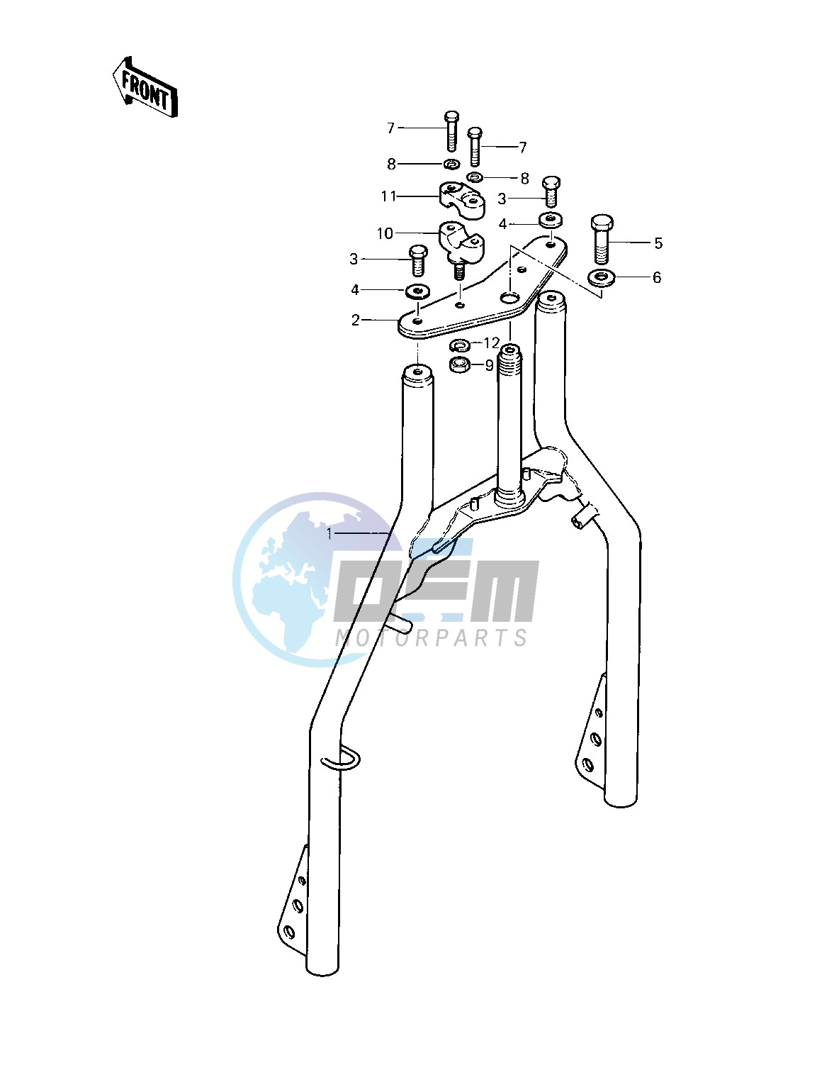 FRONT FORK -- 83 KLT200-A4_A4A- -