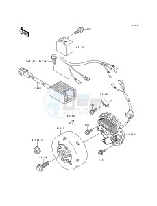 KDX 200 E [KDX200] (E1-E3) [KDX200] drawing GENERATOR