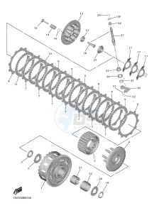 YZF-R6 YZFR6HC 600 YZF-R6 (BN61 BN62) drawing CLUTCH