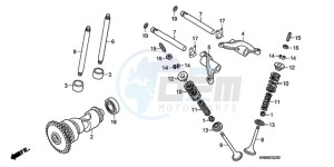 TRX250X9 Australia - (U) drawing CAMSHAFT