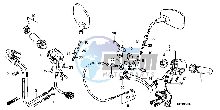 HANDLE SWITCH/CABLE