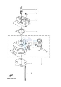 EW50N SLIDER (1S0B 1S0B) drawing CYLINDER HEAD