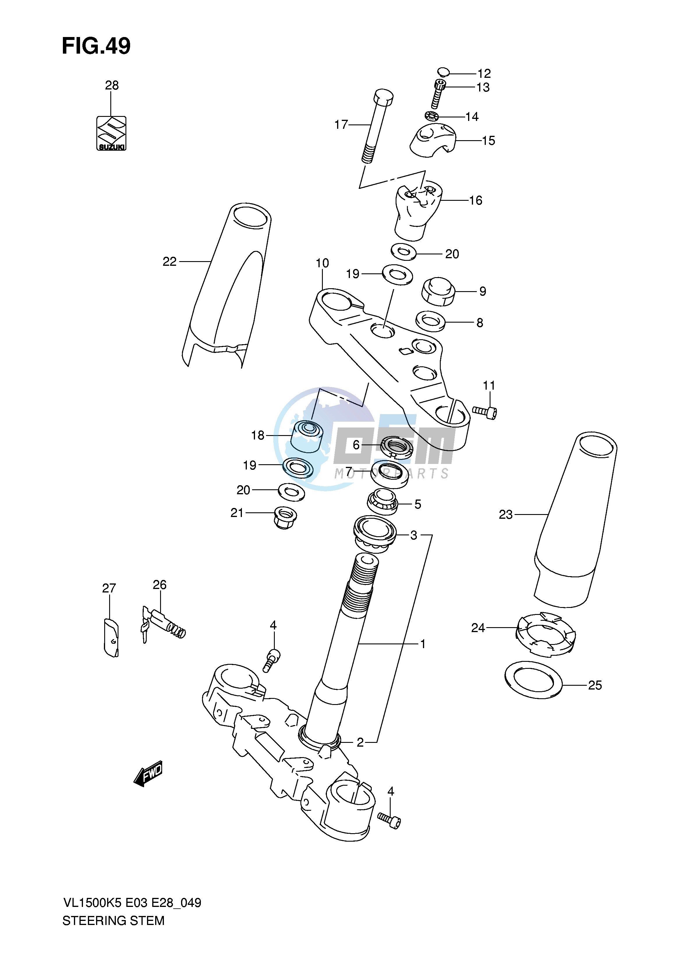 STEERING STEM