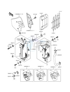 KX 500 E [KX500] (E1-E3) [KX500] drawing RADIATOR