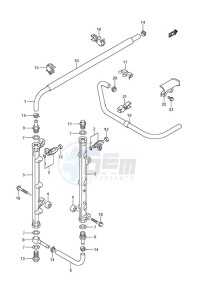 DF 250AP drawing Fuel Injector