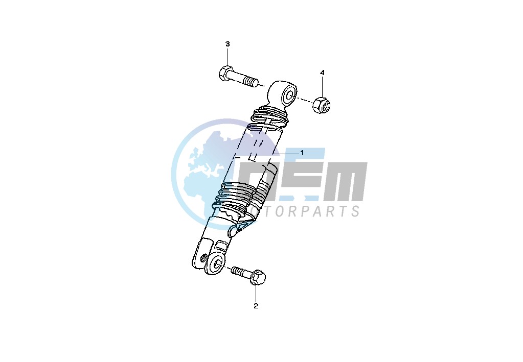 REAR SHOCK ABSORBER GRAND PRIX REPLICA