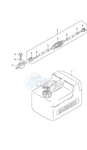 DF 9.9B drawing Fuel Tank