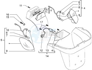 X9 250 drawing Tail lamp