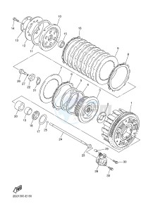 FJR1300-AS (1MD1 1MD2) drawing CLUTCH