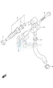 DF 9.9B drawing Fuel Injector