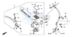 PES1509 Europe Direct - (ED) drawing FR. BRAKE MASTER CYLINDER