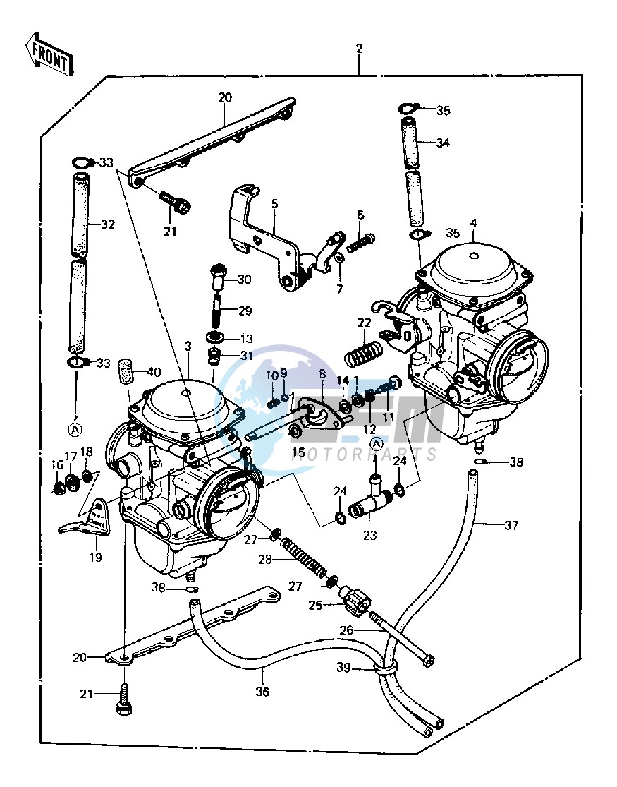 CARBURETOR ASSY -- 80 B1- -