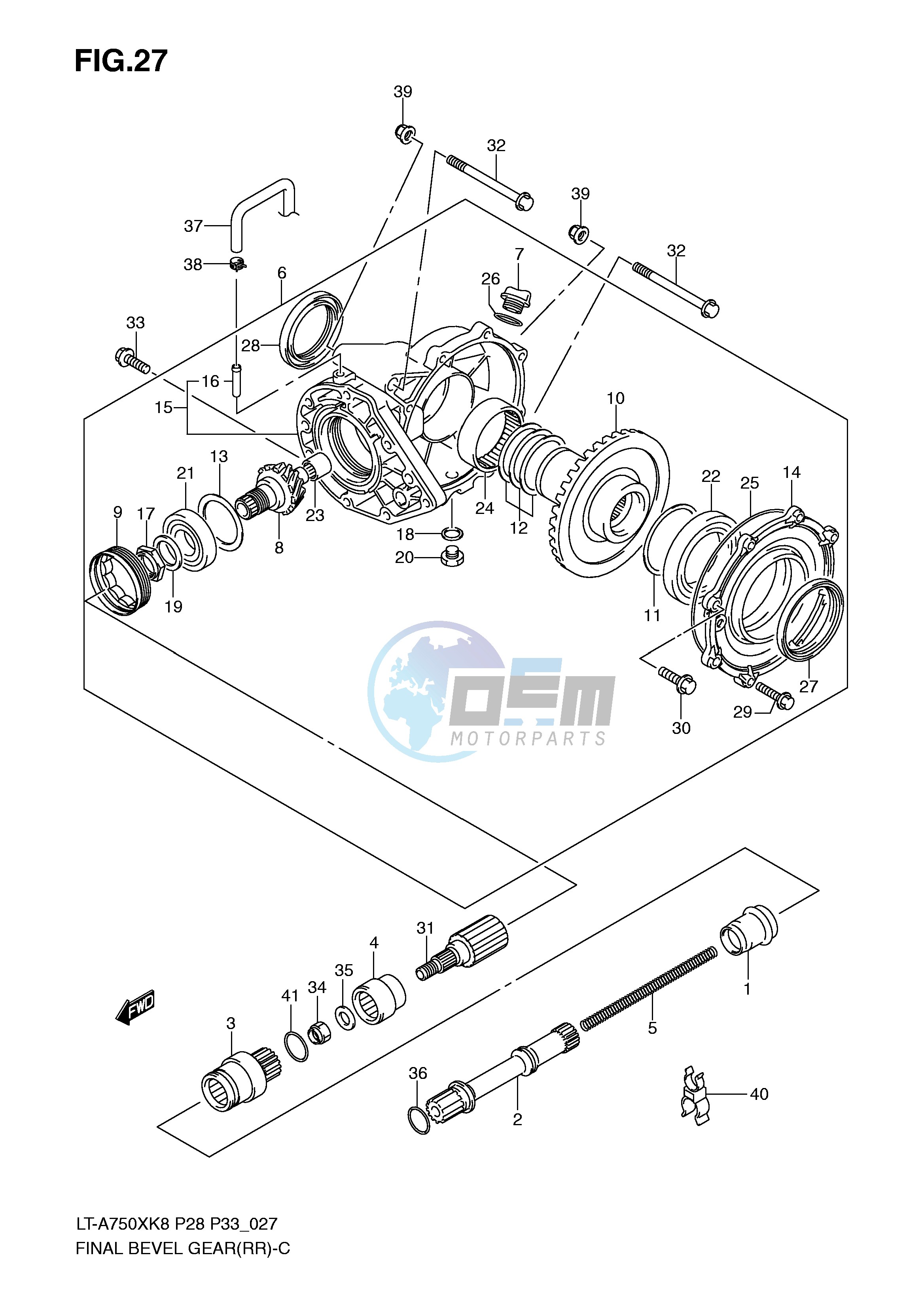 FINAL BEVEL GEAR (REAR)