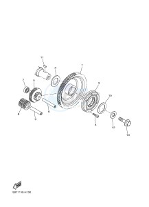 XVS950CU XV950 (2DE2) drawing STARTER