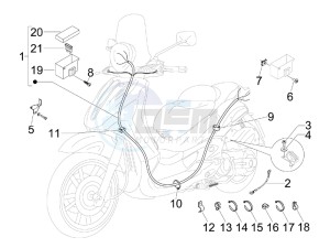 Beverly 500 Tourer (USA) USA drawing Main cable harness