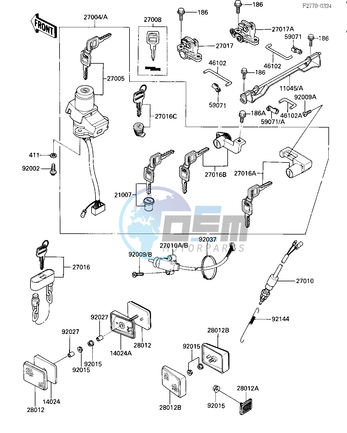 IGNITION SWITCH_LOCKS_REFLECTORS