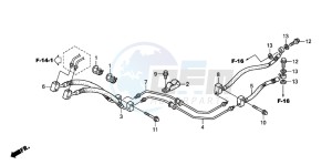 ST1300A drawing REAR BRAKE HOSE (ST1300A)