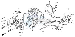 NES125 drawing CYLINDER HEAD