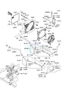 MULE 3010 TRANS 4x4 DIESEL KAF950C7F EU drawing Radiator