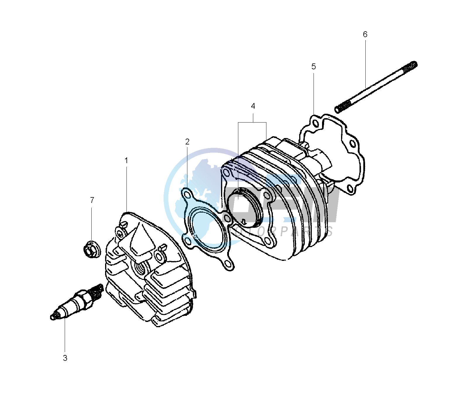 CYLINDER AND HEAD