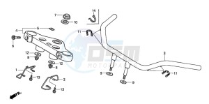 VT750CA drawing HANDLE PIPE/TOP BRIDGE