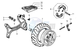 Hexagon 250 GT (578477) 578477 drawing Rear Wheel