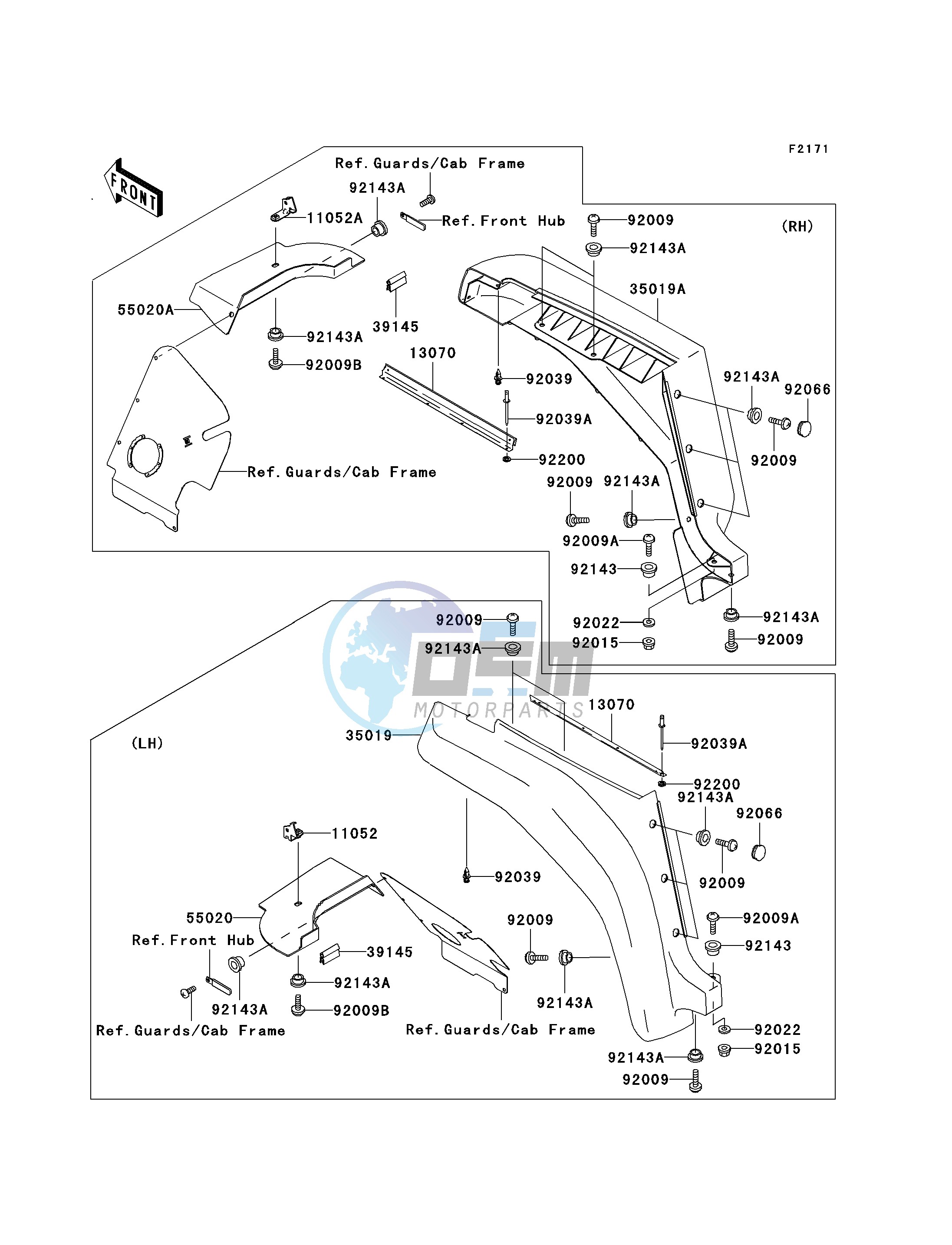 FRONT FENDER-- S- -