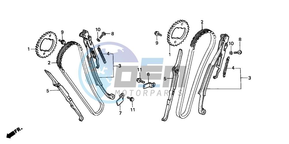 CAM CHAIN/TENSIONER