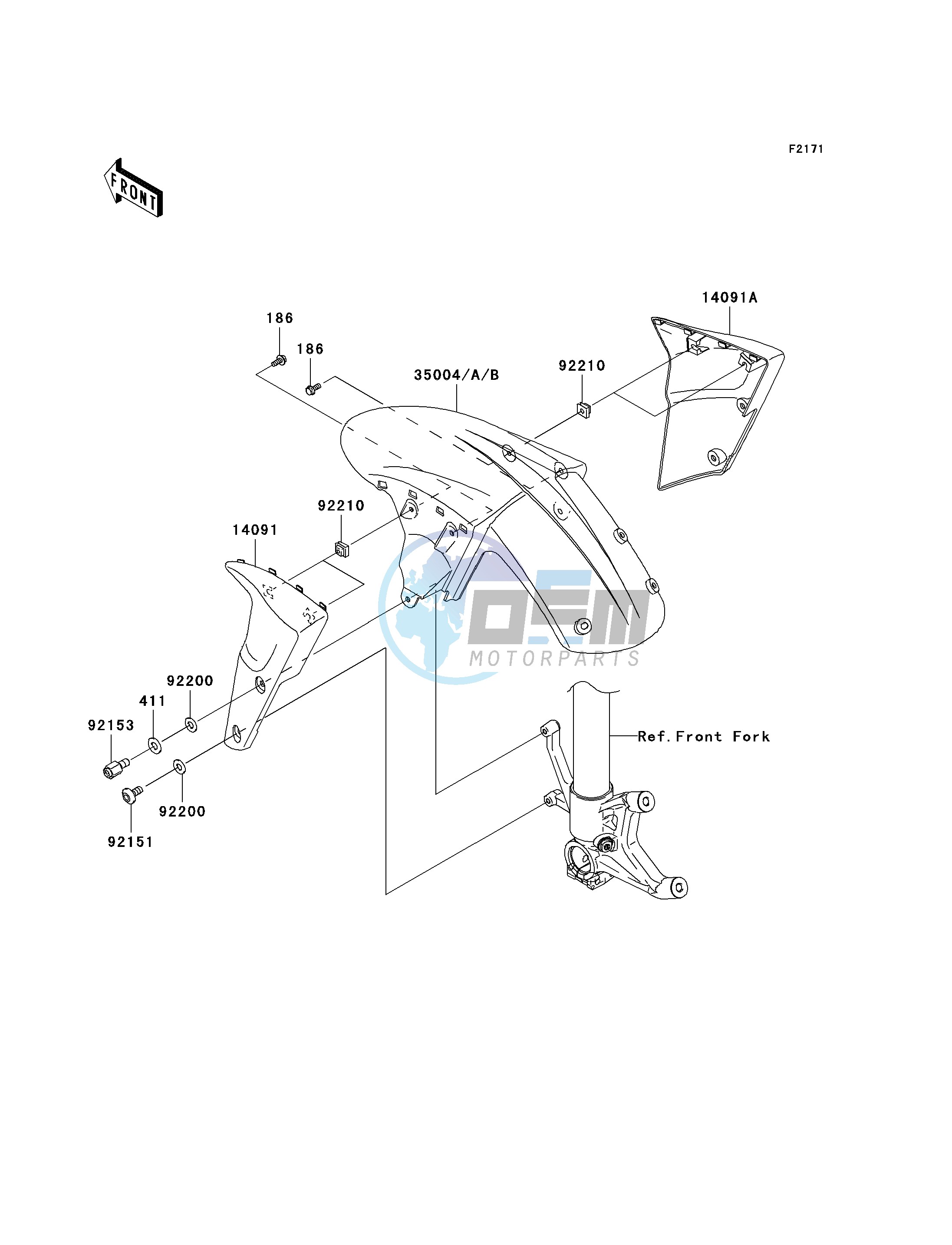 FRONT FENDER-- S- -