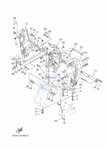 F115AETL drawing FRONT-FAIRING-BRACKET