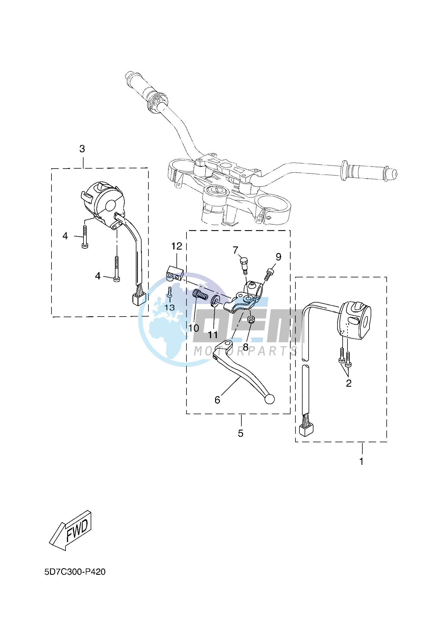 HANDLE SWITCH & LEVER