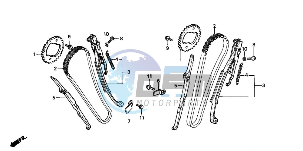 CAM CHAIN/TENSIONER