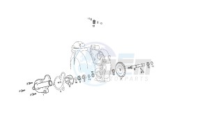 SENDA R X-TREM - 50 CC VTHSR1D1A EU2 drawing WATER PUMP