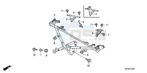 GL1800A France - (F / CMF) drawing COWL STAY