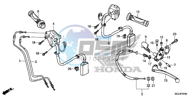 HANDLE LEVER/SWITCH/CABLE