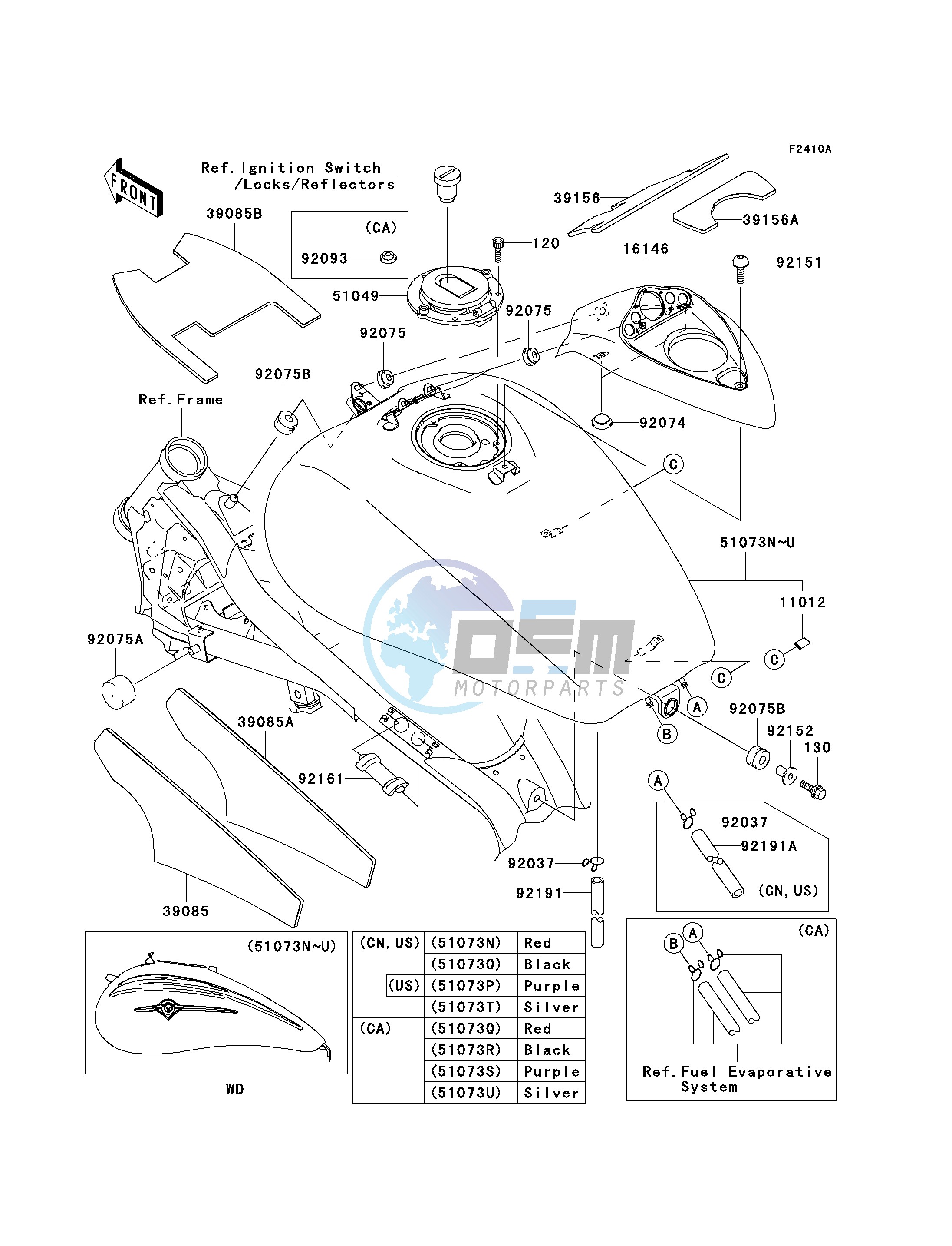 FUEL TANK -- VN1500-P2- -