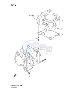 SV650/S drawing CYLINDER