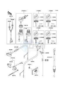 KLF300 4x4 KLF300-C17 EU GB drawing Ignition Switch