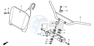 CR250R drawing HANDLE PIPE