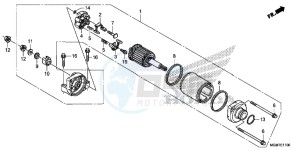 CB600FD Hornet 3ED drawing STARTING MOTOR