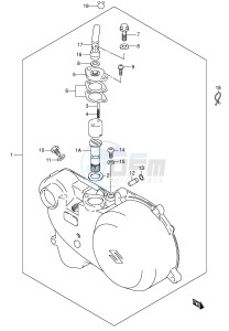 LT-A50 (P2) drawing CLUTCH COVER OIL PUMP