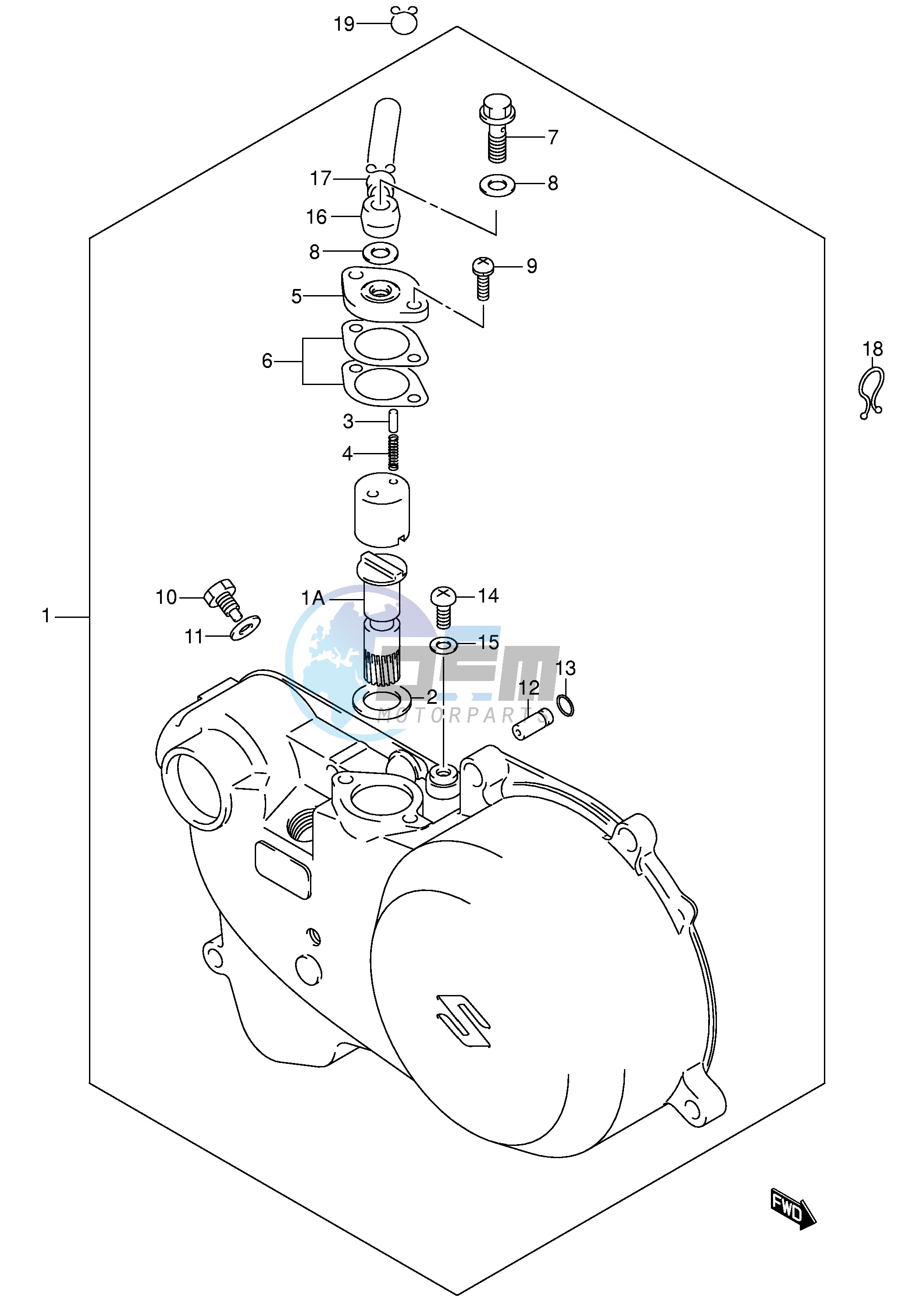 CLUTCH COVER OIL PUMP