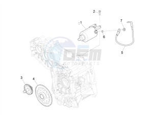 GTV 300 HPE SEI GIORNI IE E4 ABS (EMEA) drawing Stater - Electric starter