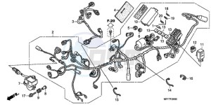 XL700V9 UK - (E / MKH) drawing WIRE HARNESS